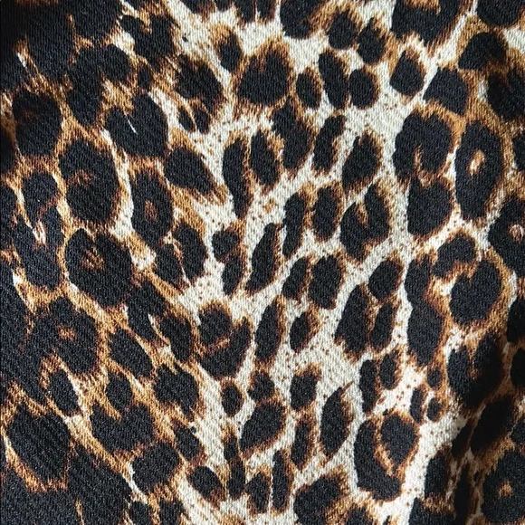 Vixen by Micheline Pitt Leopard Powder Puff Top - Picture 7 of 10